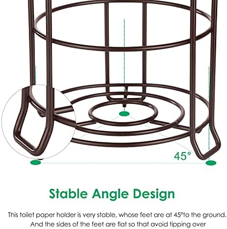 TomCare 4 Roll Toilet Paper Holder Bronze