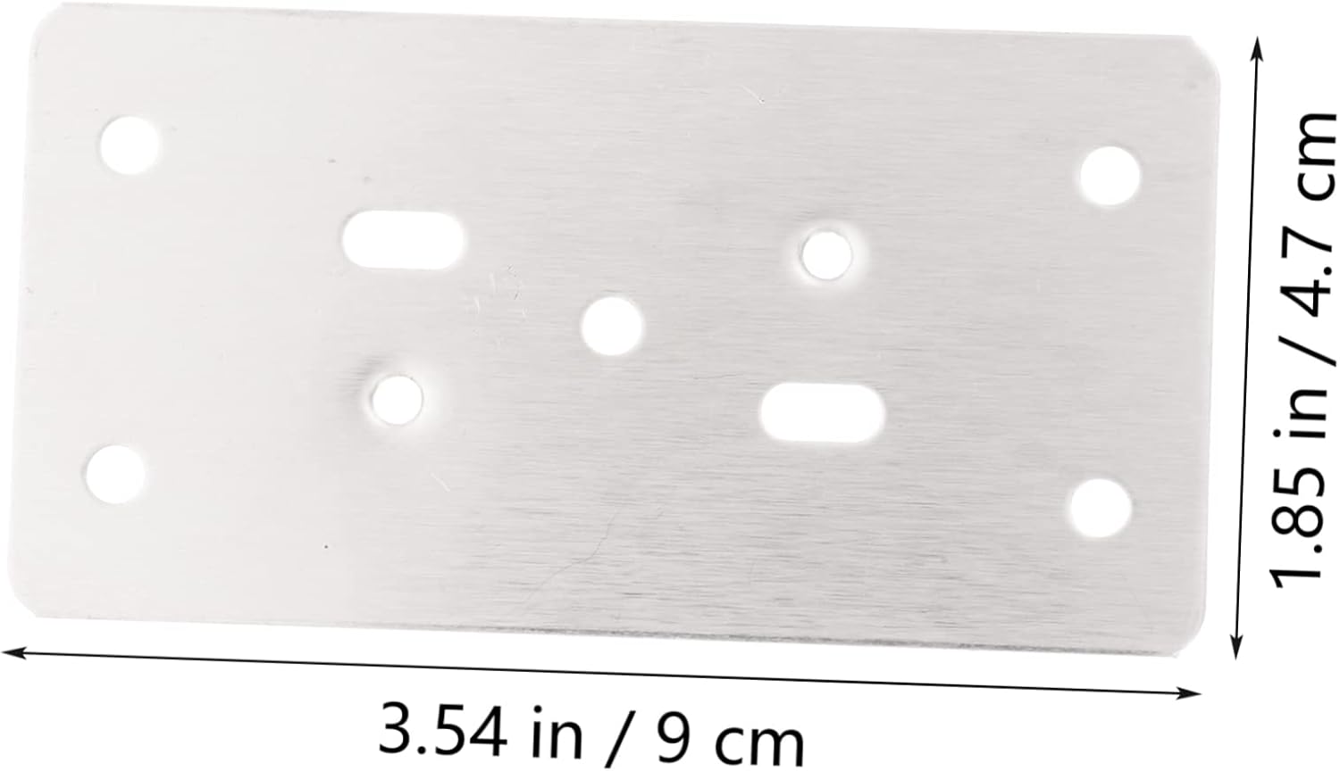 Handy Hinge Repair Kit - 6 Pc Stainless Steel Cabinet Hinge Repair Set with Screws