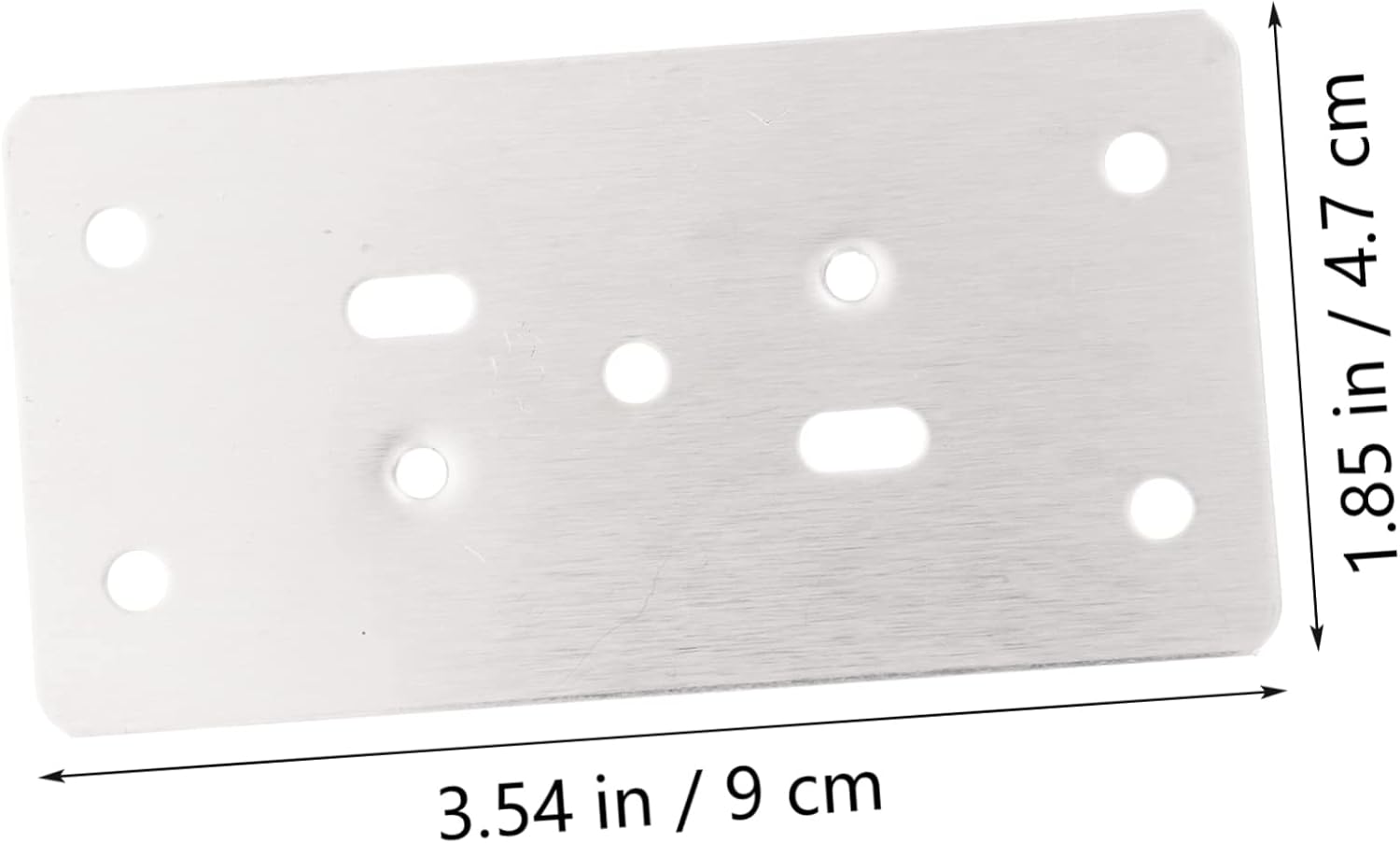 IWOWHERO Stainless Steel Hinge Cover Plate Kit for Doors Drawers and Furniture