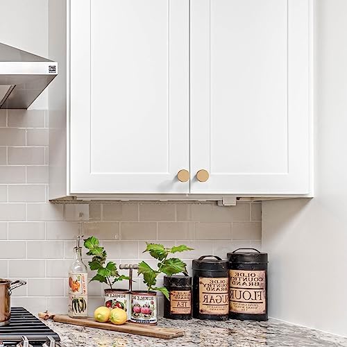 Amerdeco 10 Pack Champagne Bronze Kitchen Cabinet Knobs