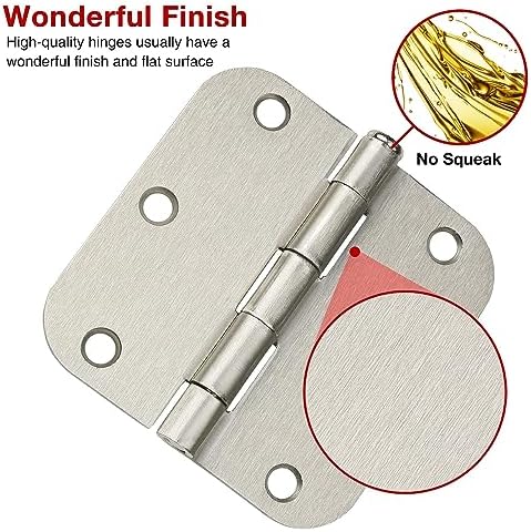 30-Piece Round Door Hinges