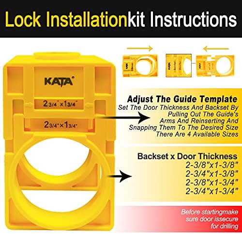 KATA 1-38 to 1-34 Door Lock Charm Set