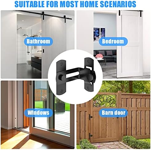 Premium 90-Degree Barn Door Lock for Home Outdoor Use