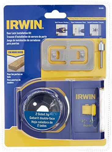 IRWIN Door Lock Installation Kit Easy to Use