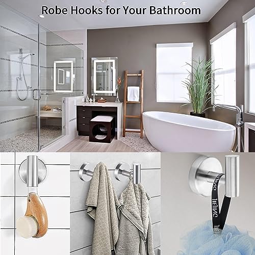 Kruodop 2-Pack Gold Matte Wall Towel Holder Rust-Resistant