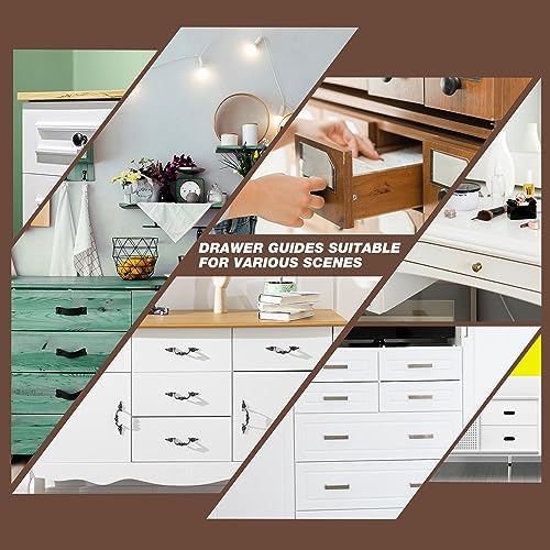 Molvyan Drawer Slides Guides for Kenlin Rite-Trak II 5-Pack