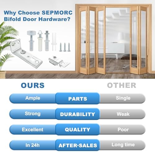 SEPMARCBifold Door Repair Kit - Easy to Use 2 Pack