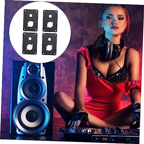 Instant Speaker Fix - 4-Piece Hinge Repair Plate Set for Home _audio Systems