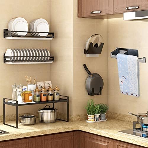Vanloory Hand Towel Holder - Stainless Steel Square Towel Ring for Bathroom