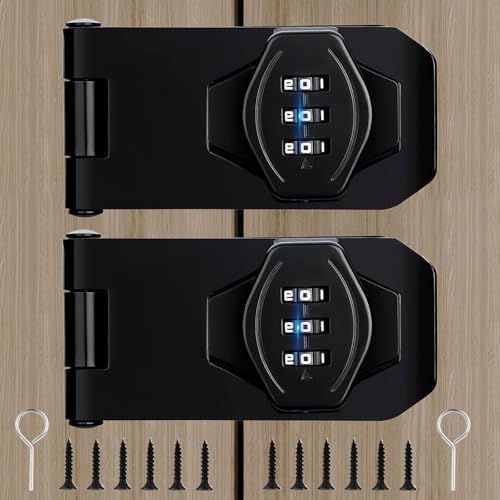Enwomaty Bifold Door Lock - Combination Cabinet Lock Set of 2