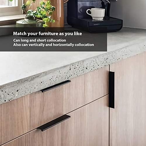 High-Quality 10-Pack Black Cabinet Pulls for Kitchen Bathroom Fixtures
