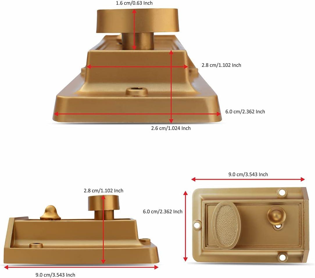 Secure Your Home with the Heavy Duty Night Latch Door Lock from Nu-Set