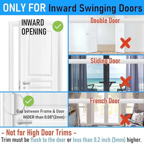 3-Pack Home Security Door Lock Set