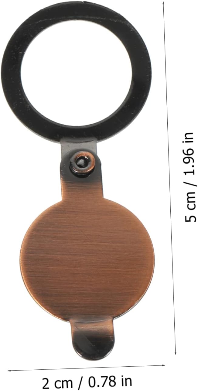 MAGICLULU 2-Piece Cat Eye Door Viewer Protector with Chain Secure Entry