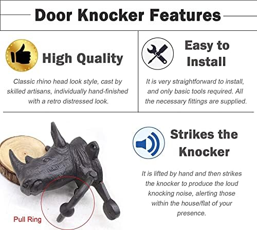 Rustic Metal Door Knocker