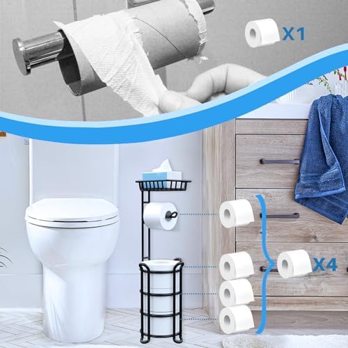 Space-Saving Toile Paper Holder