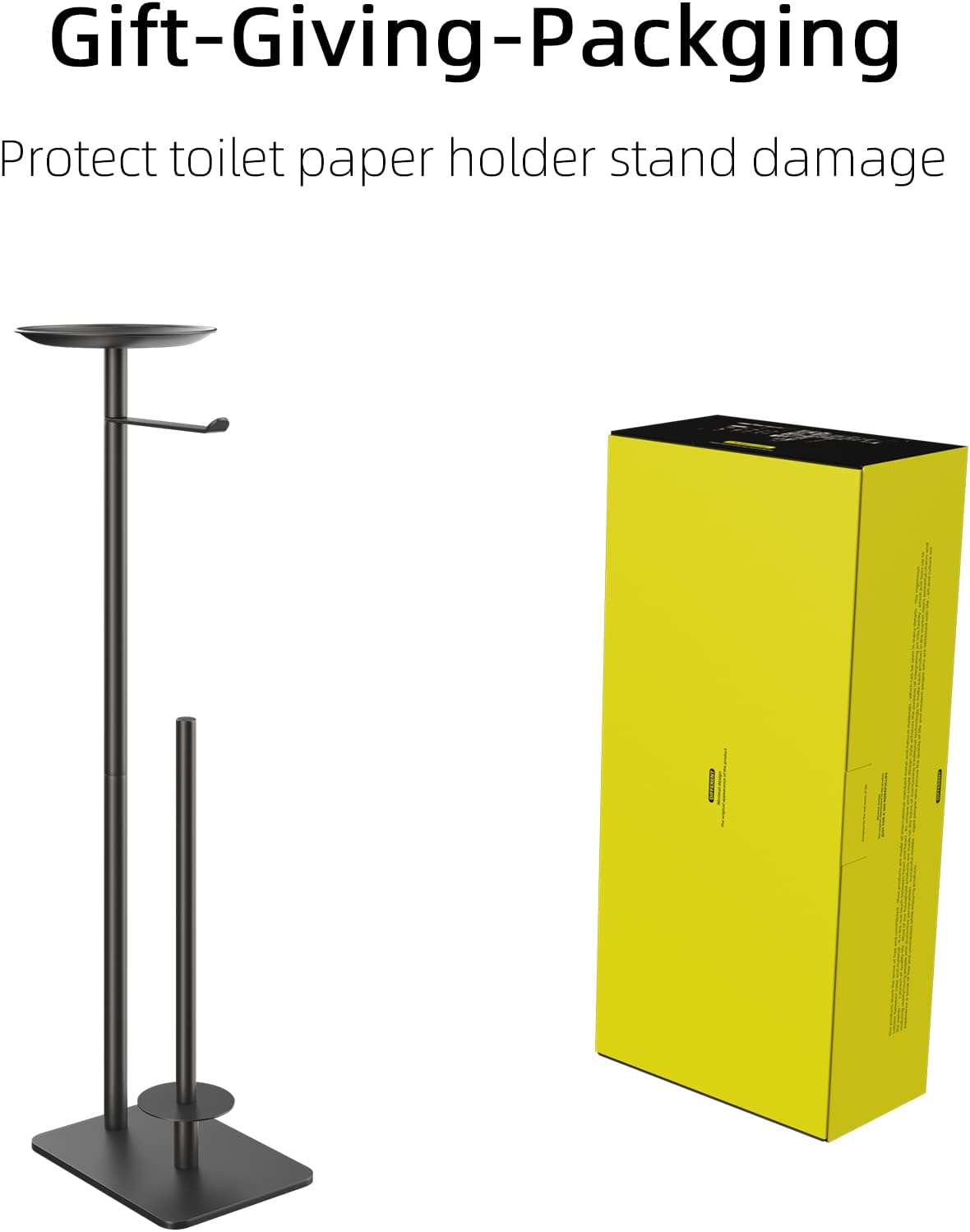 FEILERN 4 Roll Toilet Paper Holder Stand Rust-Resistant Durable Design for Home and Bathroom Use