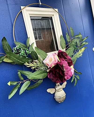 Bee Door Knocker Polished Brass Home Accent