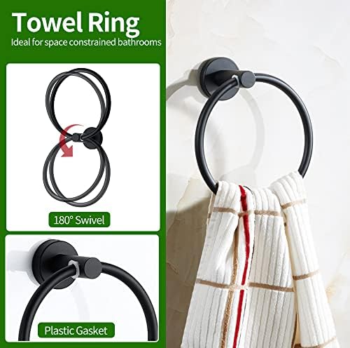 10-Piece Bathroom Hardware Set Modern Storage Solutions