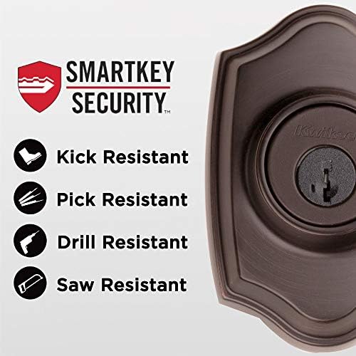 Secure Front Door Lock with SmartKey Easy Install