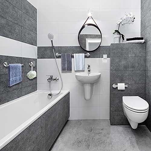 Experience the elegance of Nolimas Brushed Nickel Stainless Steel Towel Bar