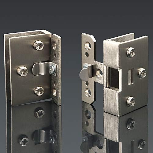 Sturdy 2-Piece Glass Door Hinges for Alise Catalog