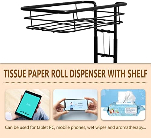 Toilet Paper Holder Stand - Space-Saving Stylish