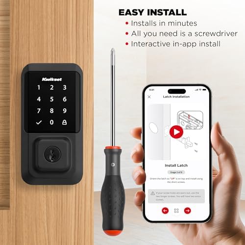 Kwikset Halo Wi-Fi Smart Door Lock Keyless Entry
