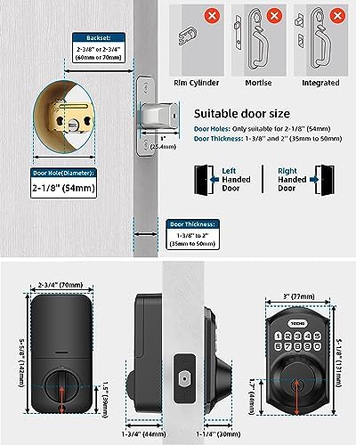 Teeho Keyless Entry Door Lock