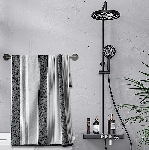 Adjustable 304 Stainless Steel Towel Bar for Bathroom Sturdy and Rust-Proof Towel Holder