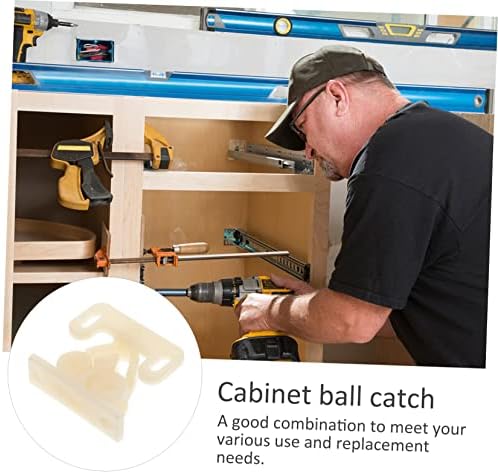 10-Piece Plastic Cabinet Door Buckle Trigger Set