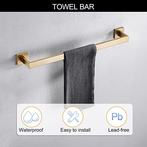 TNOMS 5-Piece Bathroom Hardware Set