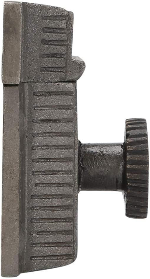 --------Handmade Antique Iron Finish - Secure Closing Cabinet Latch with Windsor Knob Design