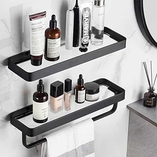 VOLPONE Modern Tempered Glass Vanity Shelf