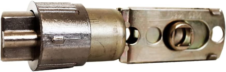 Design House 6-Way Replacement Square Spindle Entry Door Latch SATIN Nickel with 5-Year Warranty