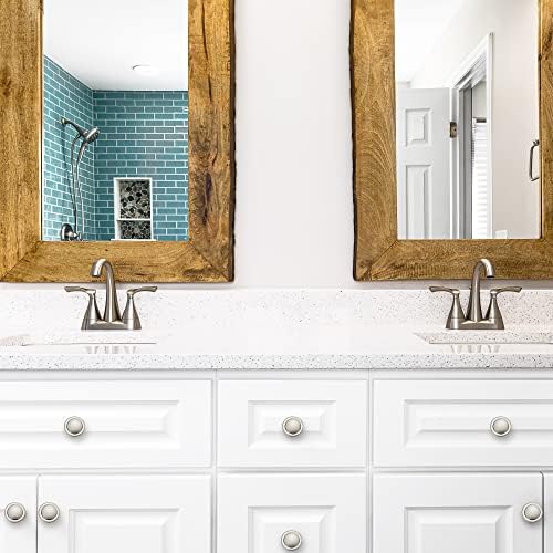 Ravinte 10-Piece Cabinet Pulls Brushed Nickel 1-14 inch Knobs for Cupboard Use