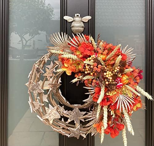 Bee Door Knocker Polished Brass Home Accent