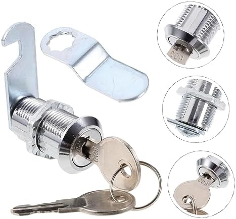 HOMSFOU Cam Lock Door Set 5pcs Preserve cabinet door lock