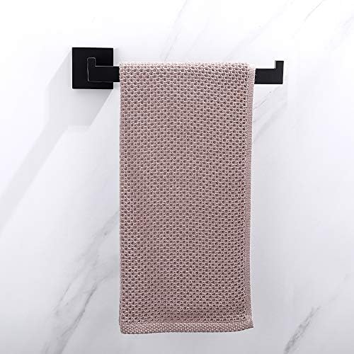 Tastos Premium Stainless Steel Hand Towel Holder - Matte Black