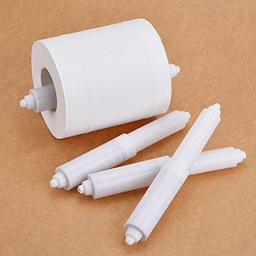 Shappy 4-Piece Toilet Paper Holder Set Digital-SpringLoaded White
