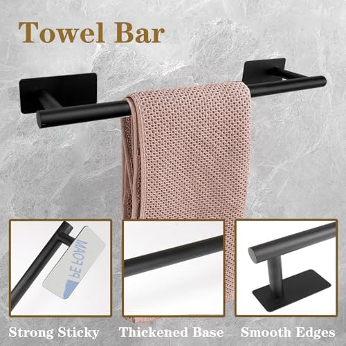 Self-Adhesive Bath Towel Bar