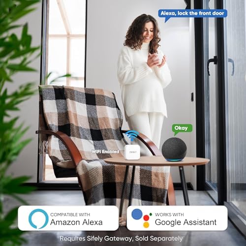 Sifely Keyless Entry Smart Door Lock Fingerprint Passcode Perfect Home Security