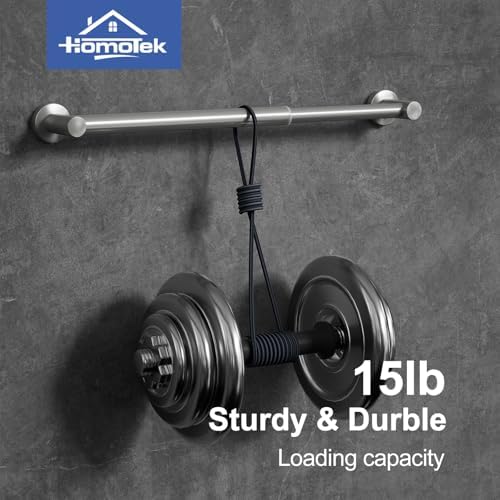 Adjustable Stainless Steel Towel Bar from 14 to 245 Inches for Bathroom Kitchen Use