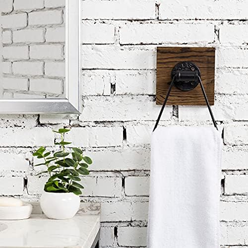 Sturdy Towel Holder with Rustic Design for Bathroom Kitchen