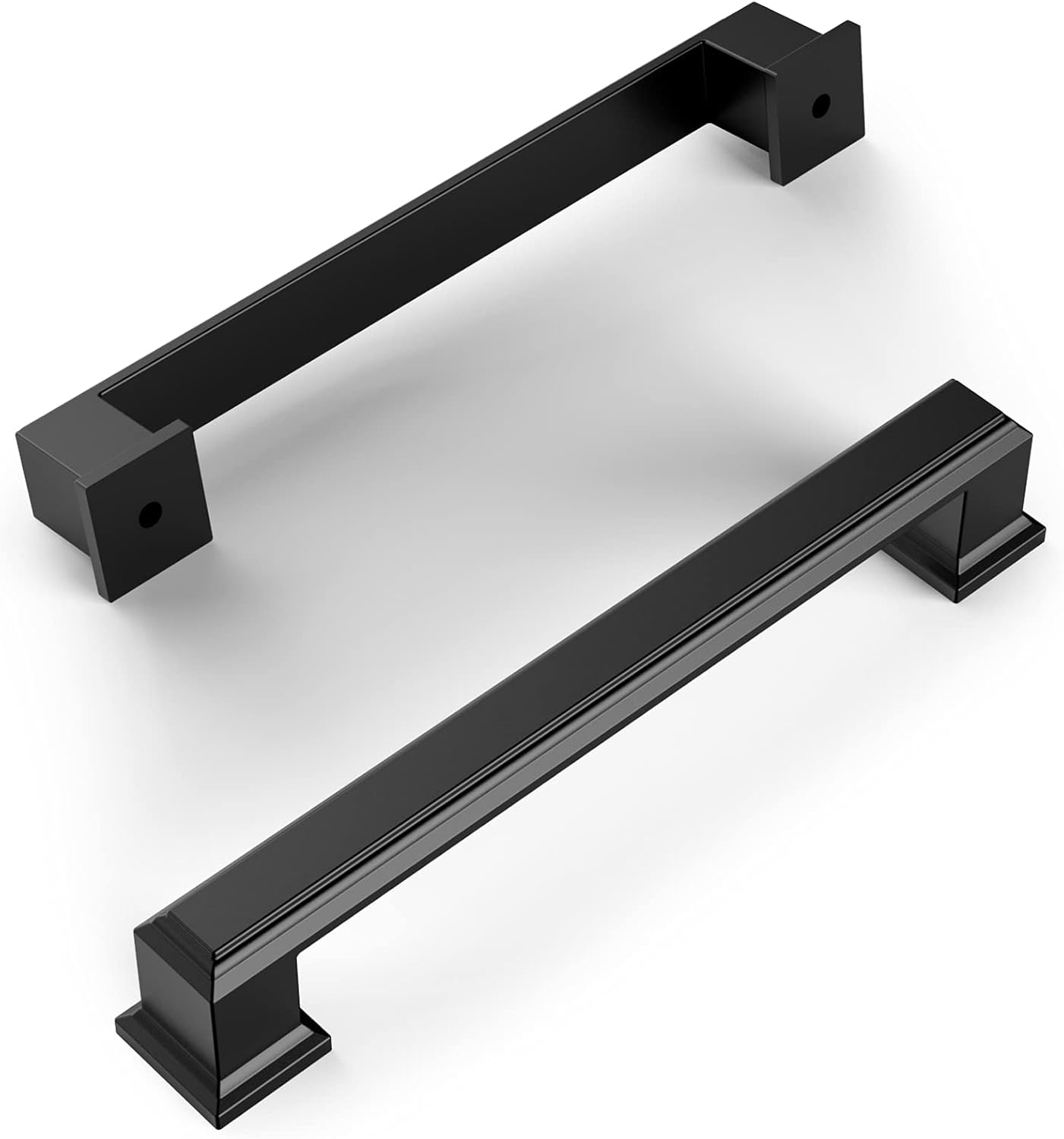 High-Quality Kitchen Cabinet Pulls 10-Piece Set with Matte Black 5 Hole Centers for kitchens and cabinets