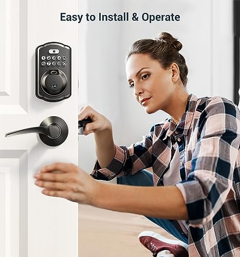 Veise Door Lock with Fingerprint Keyless Entry