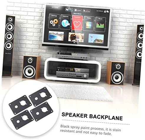 Instant Speaker Fix - 4-Piece Hinge Repair Plate Set for Home _audio Systems