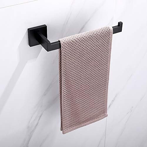 Tastos Premium Stainless Steel Hand Towel Holder - Matte Black