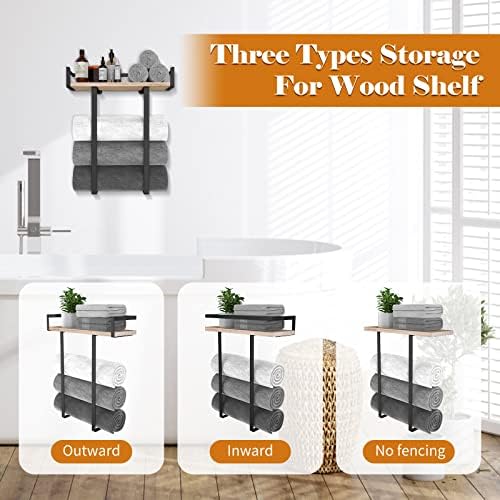 Space-Saving Towel Rack