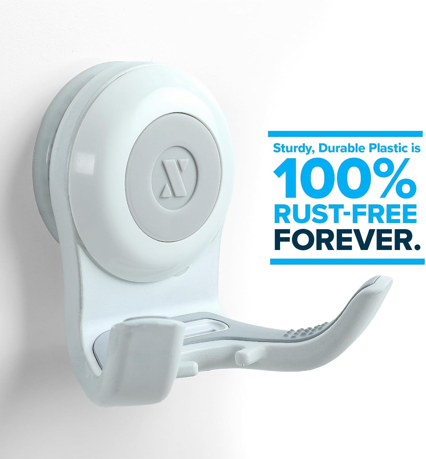 SlipX Solutions On the Dot Suction Cup Hook - Perfect for Showers Mirrors Holds up to 11 lbs